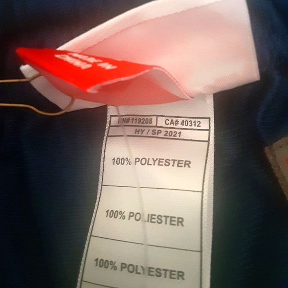 NWT Georgetown Hoyas Mitchell and Ness 95-96 Basketball Shorts Size Large NAVY - Picture 7 of 15